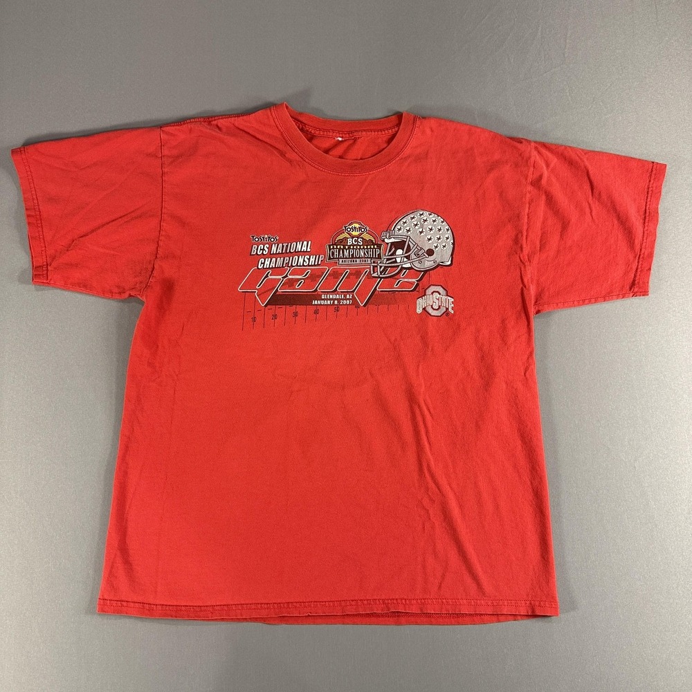 Ohio State Buckeyes Shirt Mens Apx:Large NCAA Football 2007 BCS Championship